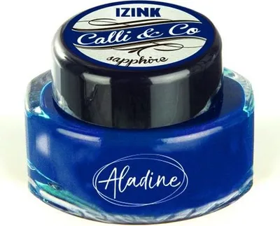 Produktbild von Kalligraphietinte - Saphirblau - 15 ml