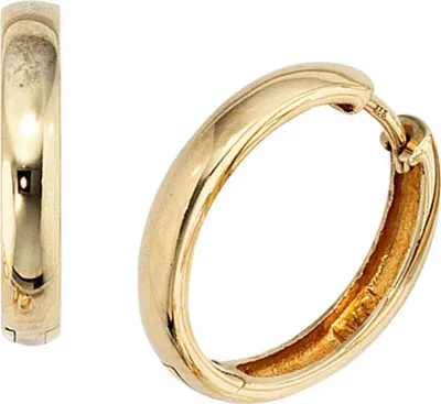 Produktbild von JOBO Creolen rund 333 Gold Gelbgold Ohrringe