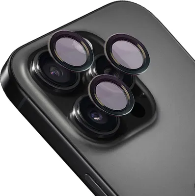 Produktbild von Bizon Glass Snap Lens Apple iPhone 16 Pro / 16 Pro Max schwarz