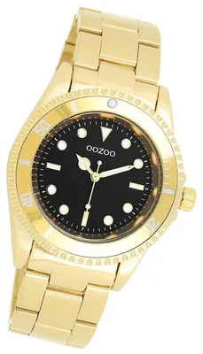 Obrázok produktu pre Hodinky Oozoo pre dámy, zlaté, s náramkom z nehrdzavejúcej oceli, quartzový mechanizmus, analógové zobrazenie, model D3UOC11148