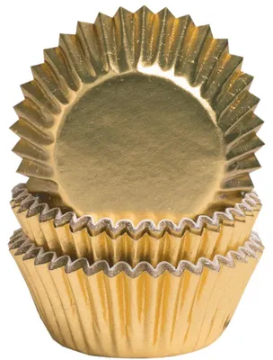 Immagine prodotto di Capsule per cioccolatini dorate, 75 pezzi, capsule per cioccolatini in alluminio dorato, 75 pezzi