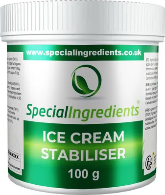 Produktbild von Special Ingredients Speiseeis Stabilisator 100 g - Stabilisator Eis & Sorbets, Lebensmittelqualität