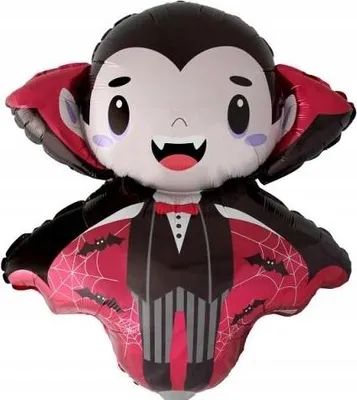 Obrázok produktu pre VAMPIR Gróf Dracula fóliový balón Halloween narodeninová párty 35cm