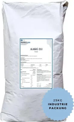 Produktbild von AAKG Arginin Ketoglutarat 2:1 Pulver (40-100 Mesh) – 25 kg