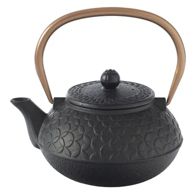 Immagine prodotto di Infusore per tè BLACK FLOWER, teiera in ghisa, 1 L