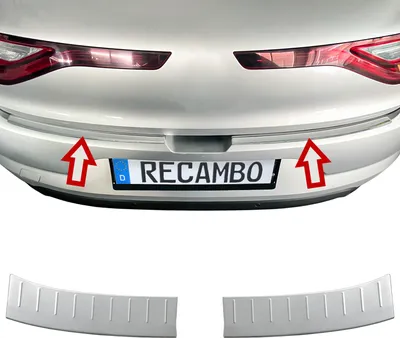 Obrázok produktu pre Matná ochrana nárazníka z nerezovej ocele vhodná pre Renault Megane IV Hatchback | od 2016&gt