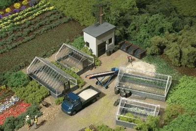 Produktbild von Auhagen 12351, H0 (1:87)/TT (1:120), Mehrfarbig