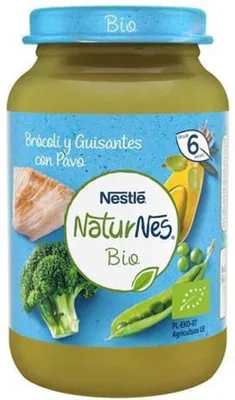 Zdjęcie produktu dla Nestle Naturnesbio Broc Guisant Pavo 190g
