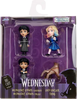 Produktbild von Wednesday Nano Metalfigs Diecast Minifiguren 4-er Pack Wave 1 4 cm