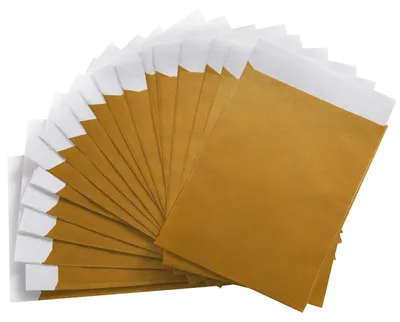 Produktbild von Goldene Flachbeutel (13 x 18 cm) - als Verpackung von Geschenken wie Schmuck 100 Stück100 Stück