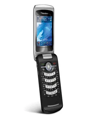Obrázek produktu pro BlackBerry 8220 Pearl Flip Black QWERTY flip mobilní telefon externí displej smartphone