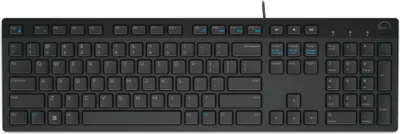 Obrázok produktu pre DELL KB216, Plná veľkosť (100 %), Kábel, USB, QWERTY, Čierna