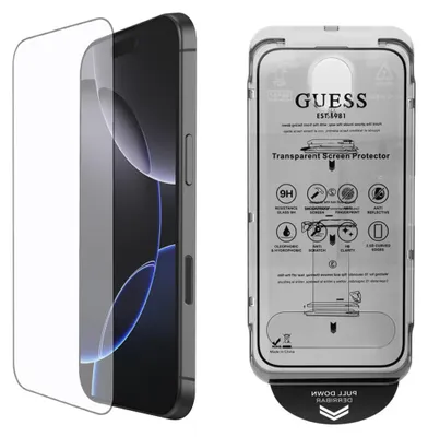 Zdjęcie produktu dla Folia Guess Screen Protector 2.5D Outline do iPhone 16 Pro Max
