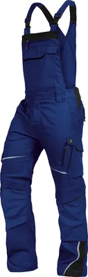 Produktbild von Leibwächter Flex-Line, Latzhose kornblau/schwarz FLEXL20