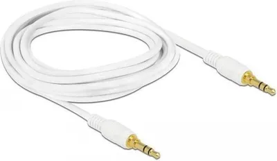 Obrázek produktu pro DeLOCK 85550, 3.5mm, Samec, 3.5mm, Samec, 2 m, Bílá