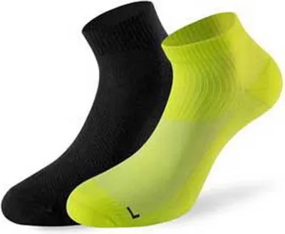 Zdjęcie produktu dla Lenz Unisex Skarpety sportowe do biegania 3.0 2 pary , Neon Żółty, 39 - 41