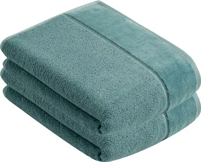 Produktbild von 2er Pack Duschtuch Pure von der Marke Vossen 67 x 140 cm