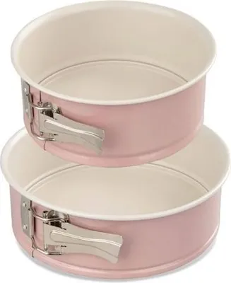 Produktbild von Springform Pfannen Set, Dr. Oetker Retro, 18 cm & 20 cm, Antihaftbeschichtung, Stahl mit Keramikverstärkung