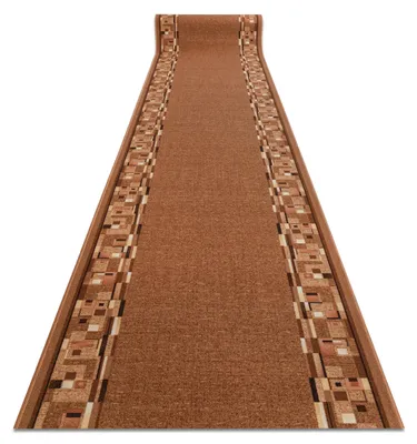 Image de TAPIS DE COULOIR ANTIDÉRAPANT BOMBAY Beige foncé 80cm beige 80x890 cm
