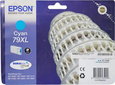Produktbild von Original Tinte für EPSON WorkForcePro WF 5620DWF cyan HC