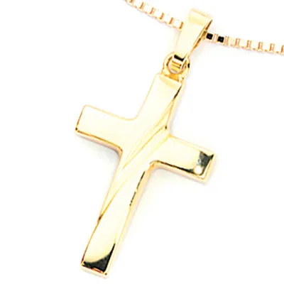 Produktbild von JOBO Anhänger Kreuz 333 Gold Gelbgold