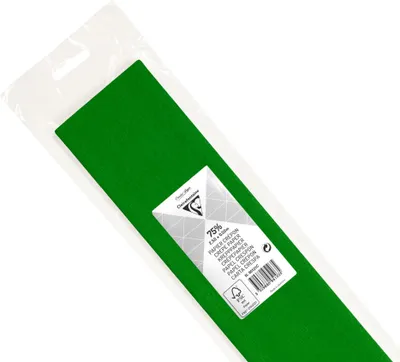 Produktbild von Clairefontaine 10x Krepppapier 1 Blatt 2,50x0,50m Wiesengrün 95121C