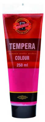 Zdjęcie produktu dla KOH-I-NOOR 16280200000 Farba temperowa Red 250 ml 1 szt.