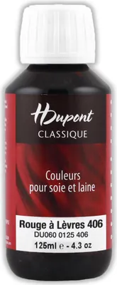 Produktbild von H Dupont 3x classique 125ml, Seidenmalfarbe, Lippenrot Lippenrot DU0600125406C