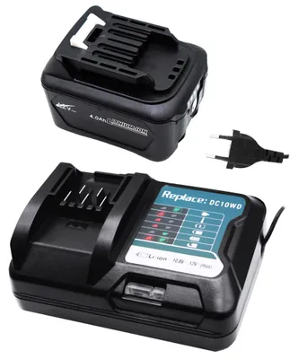 Akku 4 Ah + Lader DC10WD für Makita 12 V CXT