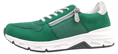 Immagine prodotto di Scarpe da donna Rieker, modello Nabukino/Mesh2/Aleria, con fodera interna amovibile, tipo stringate, colore verde