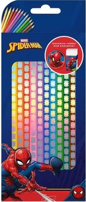 Produktbild von Spiderman Kleurpotlodenset