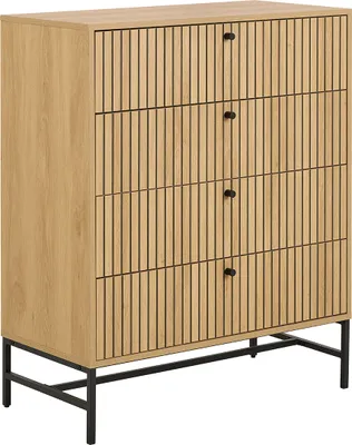 Produktbild von Albany Kommode 4 Schubladen Natur.