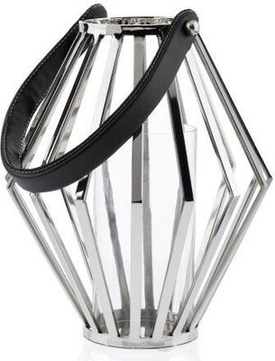 HowHomely Laterne Metall Geometrisch 31 cm - Stilvolle Beleuchtung für Ihr Zuhause