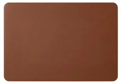 Produktbild von Schreibtischunterlage Hermes 90 x 60 - Leder Orange Braun - Hergestellt in Italien - Eglooh