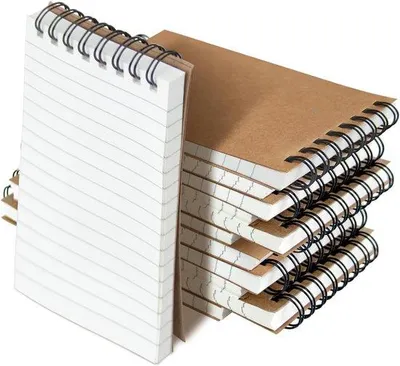 Produktbild von 12-Taschen-Notizbuch-Set - Kleine Spiralheftnotizbücher für Haus, Büro und Schule