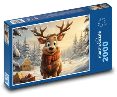 Obrázek produktu pro martinpuzzle - Puzzle 2000 - Vánoční sob
