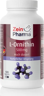 Produktbild von ZeinPharma L-Ornithin Kapseln, 120 St. Kapseln