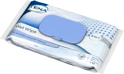 Produktbild von TENA Wet Wipe 3-in-1, 48 St. Tücher