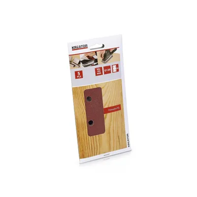 Produktbild von 5 Schleifblätter K120 90 x 185 mm KRT200507