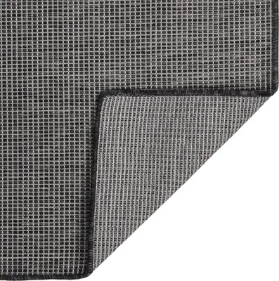 Produktbild von vidaXL Outdoor-Teppich Flachgewebe 160x230 cm Grau
