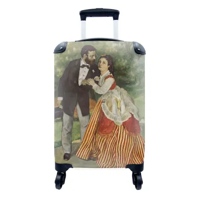 Obrázek produktu pro Kufr Příruční zavazadlo na kolečkách Malý cestovní kufr na 4 kolečkách Snoubenci - Obraz, Pierre-Auguste Renoir - Velikost kabiny < 55x40x23 cm a