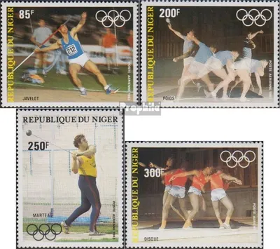 Produktbild von Briefmarken Niger 1983 Mi 846-849 (kompl.Ausg.) postfrisch Olympische Sommerspiele 1984, Los Angeles
