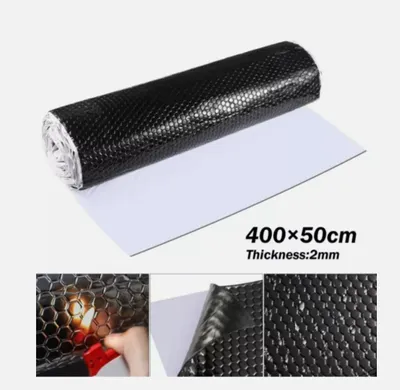 Produktbild von Alubutyl Dämmmatte selbstklebend AntiDröhn Matte KFZ Dämmung Auto 1.5mm x 50 x 400cm