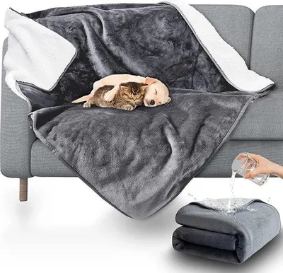 Produktbild von Famanu Hundematte für Sofa - Hundebett, Hundekissen, wasserdicht, 150 x 127 cm