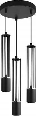 Produktbild von LED Deckenlampe Hängelampe Plafond schwarz modern für Küche und Wohnzimmer