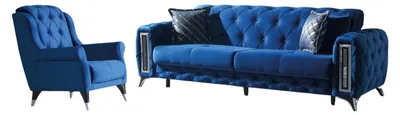 Produktbild von Sofa Set Rosario, Blau Stellvariante 2+1