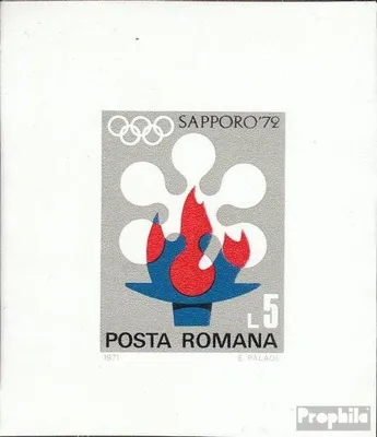 Produktbild von Briefmarken Rumänien 1971 Mi Block91 (kompl.Ausg.) gestempelt Olympische Winterspiele 1972