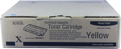 Zdjęcie produktu dla Xerox Standard-Capacity Phaser 6100 - Żółty - Oryginalny - Kaseta z tonerem - do Phaser 6100, 6100BD, 6100DN