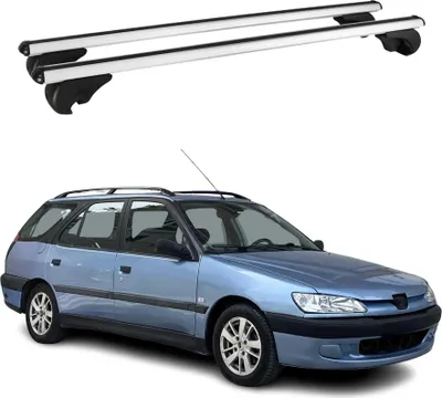 Produktbild von Dachträger Grundtäger für Peugeot 306 Kombi 1997-2001 75kg Alu Silber 2 tlg