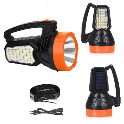 Immagine prodotto di Faro ricaricabile a LED Torcia solare